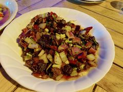 苦蒜洋葱炒软哨-小慧住家贵州菜(甲秀楼店)