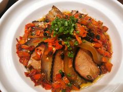 猪血丸子蒸腊肉-时间仓(月湖公园店)