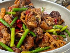干锅牛蛙-圣夜东北菜烧烤·夜宵·龙虾(胥江路店)