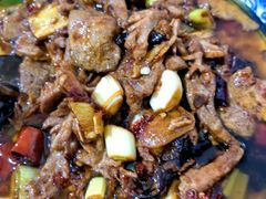 肝腰合炒-豆腐脑花