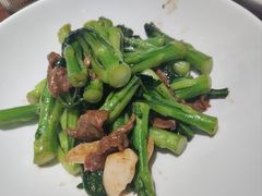 广东菜心炒牛肉-千日贺茶餐厅(高新万达店)