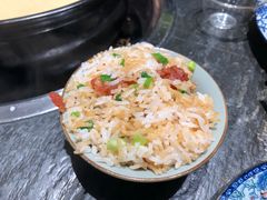 煲仔饭-大匠工房古船木艺术餐厅·猪肚鸡专门店(长白仙岛店)