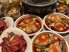 -草家酱蟹炭火烤肉店(珲春南路一店)