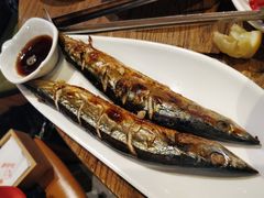烤秋刀鱼-釜山火炉韩式炭火烤肉(欧洲城店)