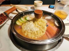 部队年糕火锅-七八冷面·延边朝鲜族美食(圣熙八号店)
