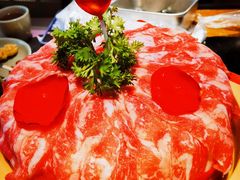 安格斯肥牛生日蛋糕-盡膳口福跷脚牛肉火锅(晶耀前滩店)