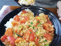 番茄炒蛋盖饭-台州老六海鲜面馆(上南总店)