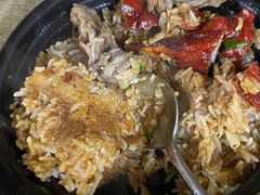 金黄的锅巴-煲煲香快餐(南京路店)