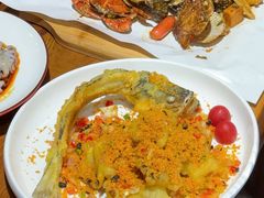 -东来菜馆•手抓海鲜家常菜•海鲜锅贴(鸽子窝店)