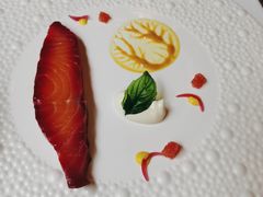 烟熏三文鱼佐酸奶油-福楼法餐厅FLO