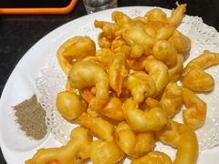 炸虾仁-晚归月亮湾私家菜(临邑路店)