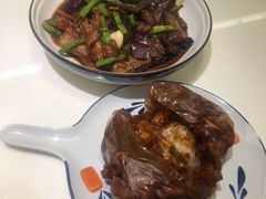 铁板茄子豆角-清晖小苑•顺德地方菜(壹海城店)