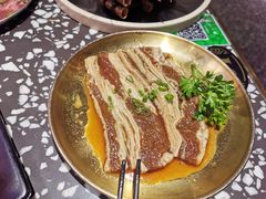 调味牛五花肉-黑牛の場烤肉(摩天活力城店)