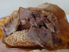 烧饼夹肘子-洪峰浩老北京烧饼夹肉(角门路店)