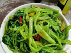 虾酱通菜-凤城康记饭店