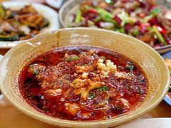 水煮肉片-雨田饭店