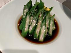 捞汁秋葵-北平楼·烤鸭·北京菜(牡丹园店)
