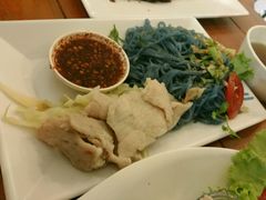 -蝶豆花蓝面条