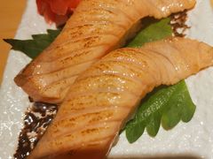 焗烤芝士三文鱼卷-越光米贩精致料理餐厅(金鹰店)