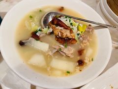 果木烤鸭二吃之鸭骨汤-漢舍中国菜馆(889广场店)