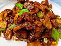 杏鲍菇牛肉粒-昱德来·天津菜(河西店)