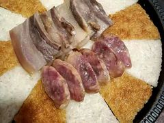 厨娘腊味煎锅巴-小厨娘淮扬菜(六合欢乐港店)