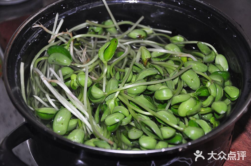 鸡胗拌豆苗