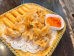 炸牛奶拼炸云吞-阿多私房菜(顺德店)