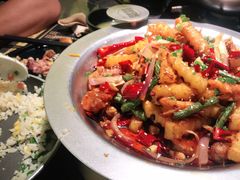 干锅排骨虾-嘎嘎鸭脑壳(蜀汉路店)