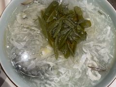 三丝莼菜银鱼羹-老阊门菜馆(山塘街店)