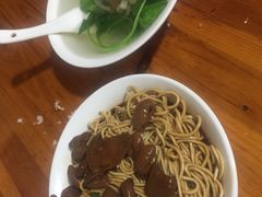 肥肠干挑面肉丝汤-老余家面馆