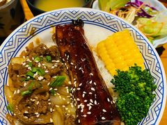 牛肉鳗蒲烧双拼饭-渔寿司·日本料理(艾尚天地店)
