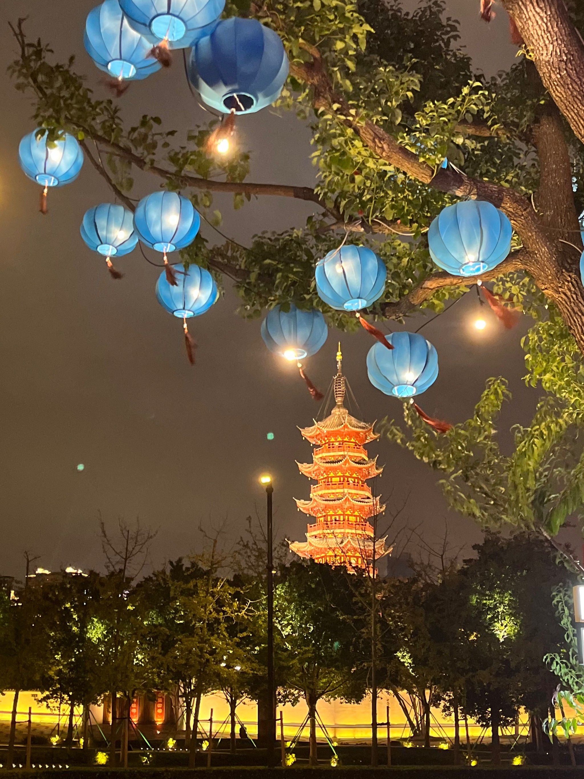 灯火阑珊 古风夜景🌃