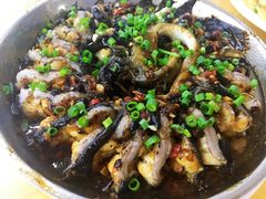 豉汁圆盘海鳗鱼-乡味海鲜农家菜·巽寮土窑鸡(地道美食店)