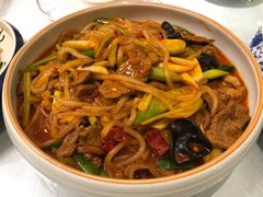 炒盐池羊肉-宁夏国强手抓羊肉·清真菜(未央路凤三店)