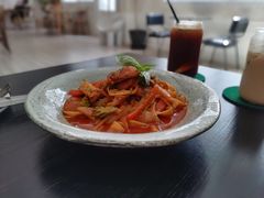 辣汁香肠宽面-A30 BISTRO
