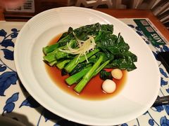 油淋脆菜心-绿茶餐厅(布吉万象汇店)