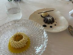 巧克力蛋糕配香草冰淇淋-Jean Georges