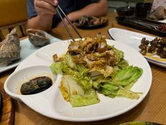 -海派美食·家宴海鲜青岛菜·石锅鲽鱼头(东方城店)