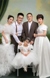 -时光纪亲子全家福照相馆(静安店母女写真父母纪念照)