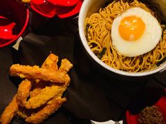 咸蛋黄红薯条-面上有光