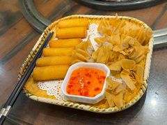 炸牛奶拼炸云吞-阿多私房菜(顺德店)