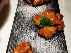 雪花糖酥里脊-绿茶餐厅(石家庄万象城店)