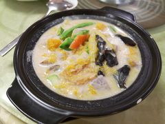 椰汁香芋南瓜杂锦煲-佛有缘素食馆·荔湾老字号(陈家祠首店)