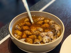 古越陈酿煮花螺-杭州西子湖四季酒店·金沙厅