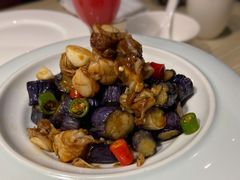 紫山茄拌扇贝-味莊·青岛菜(石老人店)