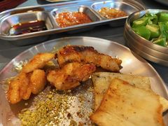 照烧鸡腿肉-围炉肉舍•炭烤活鳗•丹东海鲜烤肉(步行街店)