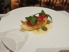 煎鳕鱼配百香果酱-安妮意大利餐厅(世贸天阶店)