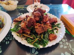 薄荷炸排骨-古道惠风饭庄