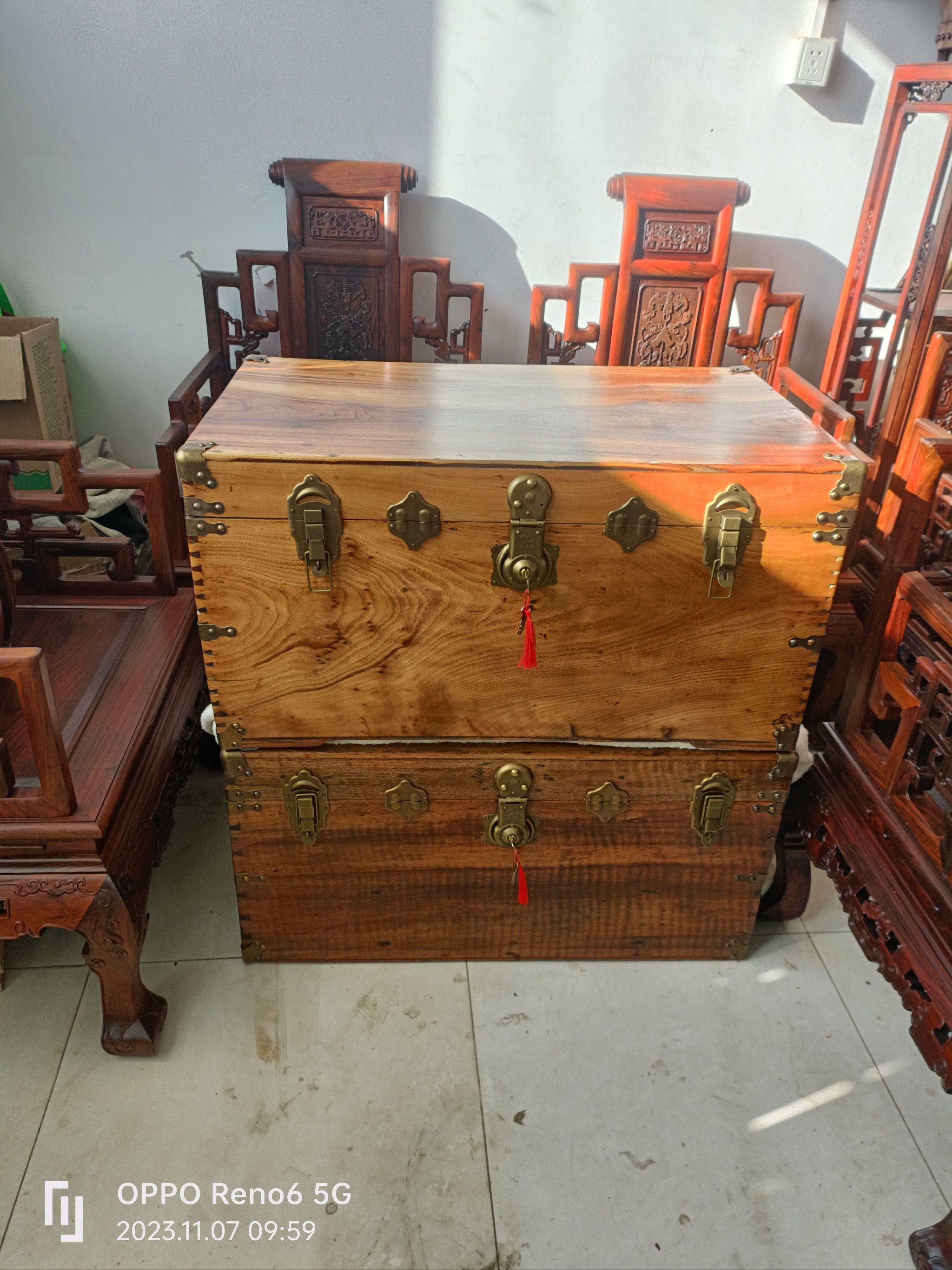 樟木箱子翻新修旧如旧